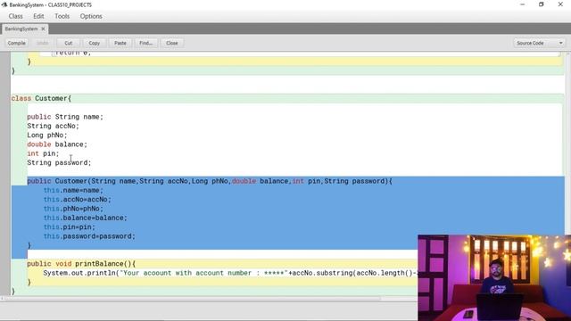 How to create a Banking System Project In Java | Class 10 ICSE Computer Project | Full Source Code