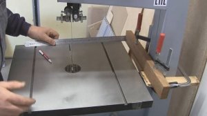 Точные настройки ленточнопильного станка JIB MBS 350.Machine setting