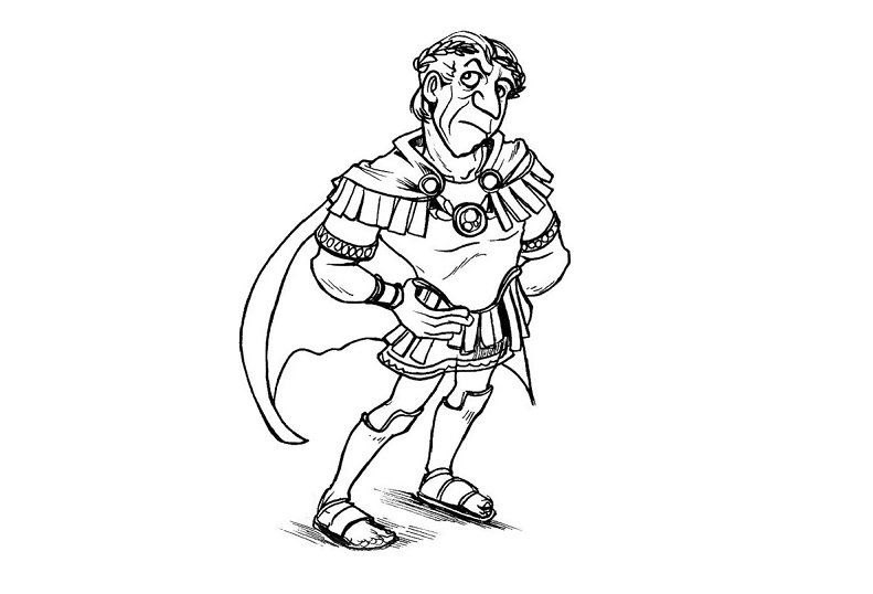 Drawing a Julius Caesar #1
