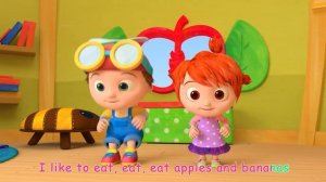 Apples and Bananas + Five Senses Song | Learn & Educational | @CoComelon Nursery Rhymes & Kids Song