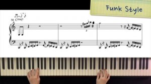 Happy Birthday to You / Birthday Songs in 6 Jazz Style / Arranged for solo piano / Sheet Music