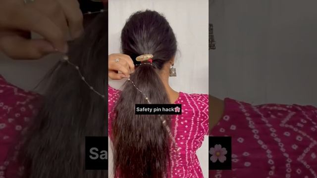 Safety pin hack? #hairstylist #shortvideo #youtubeshorts #ytshorts #hairstyle #shorts