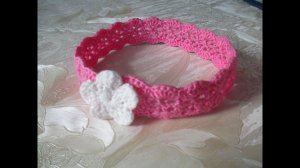 Вяжем повязку на голову крючком/ Knit headband crochet