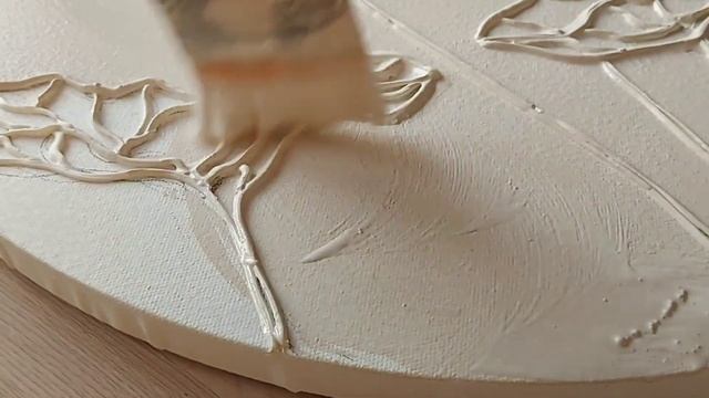 ИНТЕРЬЕРНАЯ КАРТИНА С ТЕКСТУРНОЙ ПАСТОЙ И ПОТАЛЬЮ