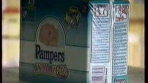 Реклама (ОРТ, апрель 1998) Wrigley, 1С, Delmy, Pampers, Nesquik