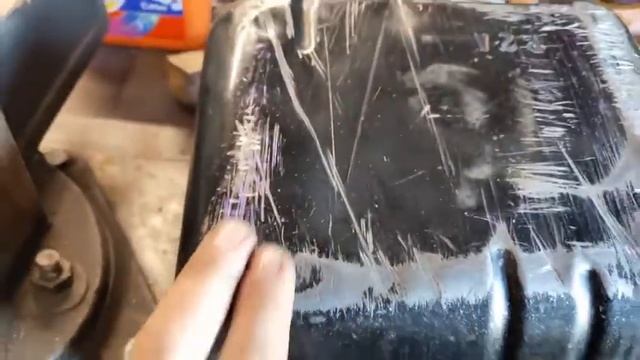 Ремонт автомобильного поддона двигателя подручными средствами смотреть онлайн