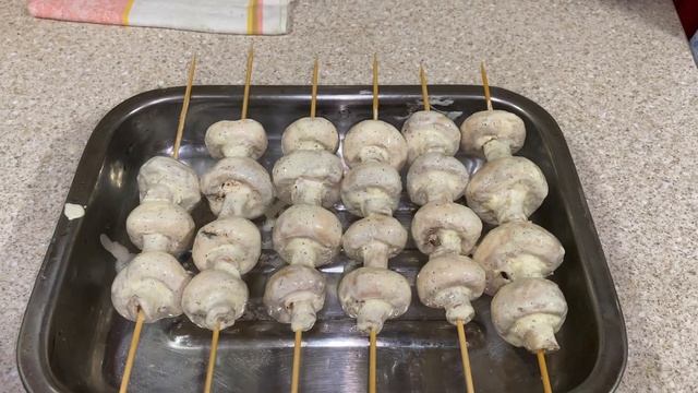 Шампиньоны в духовке как на мангале // Champignons in the oven like on the grill