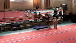 Спортивная гимнастика Треско Евгения 8 лет 2016 киев