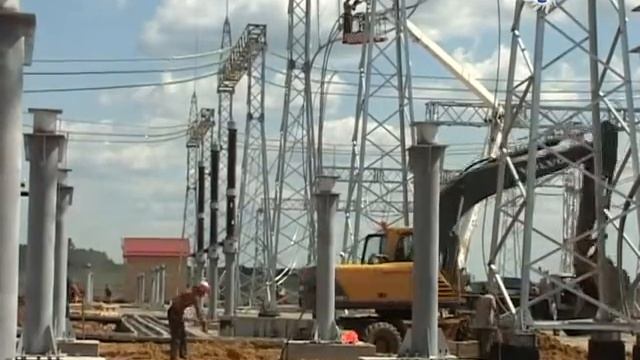Строительство подстанции 500кВ
