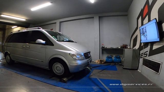 Mercedes Viano 22 CDI 150cv Reprogrammation Moteur @ 184cv Digiservices Paris 77 Dyno смотреть онлайн