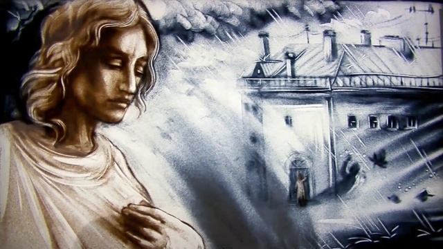 Небесный Ангел - песочная анимация Татьяны Петровской смотреть онлайн