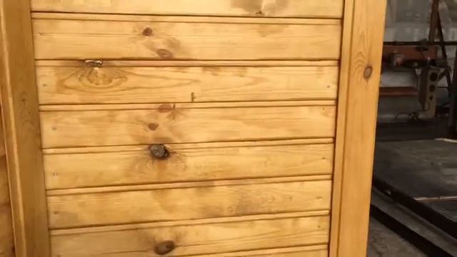 Хозблок ХБ-2 с внутренней отделкой из вагонки от Петербургского СтройБыта смотреть онлайн