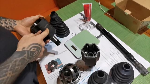 ШРУС внешний и внутренний (трипоид) Тигуан 1, ASVA VW5N, ASVA VWIU3CG, VW TIGUAN 4 WD смотреть онлайн