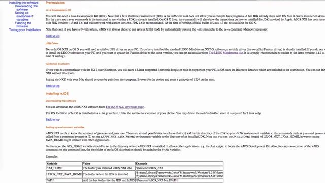 Installing JDK, Lejos, and Fantom смотреть онлайн