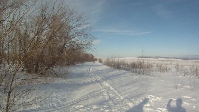 Тест драйв снегохода Yamaha VK Proff 2 часть 3 смотреть онлайн