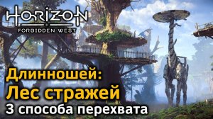 Horizon FW | Длинношей Лес стражей | 3 варианта перехвата