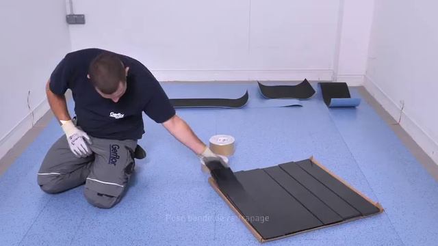 GTI EL5 Dalles CleanTech - Tuto de pose remontées en plinthes dalles conductrices à souder смотреть онлайн