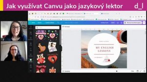 Jak využívat Canvu jako jazykový lektor | ? rozhovor s Helenou Flámovou