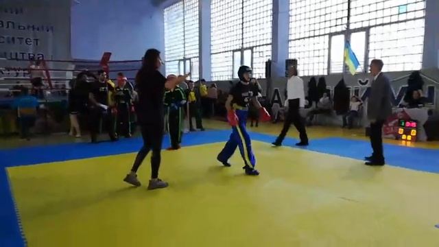 Чемпиона Украины Пасешниченко Мария поинт спаринг