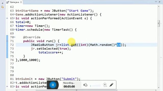 Simple game using java swing смотреть онлайн