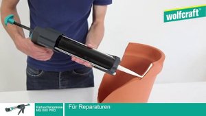 wolfcraft Mechanische Kartuschenpresse MG 600 PRO (Art.-Nr. 4356000)