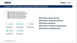 Моделирование внешних схем питания торцевого двигателя в Ansys Maxwell Circuit Editor