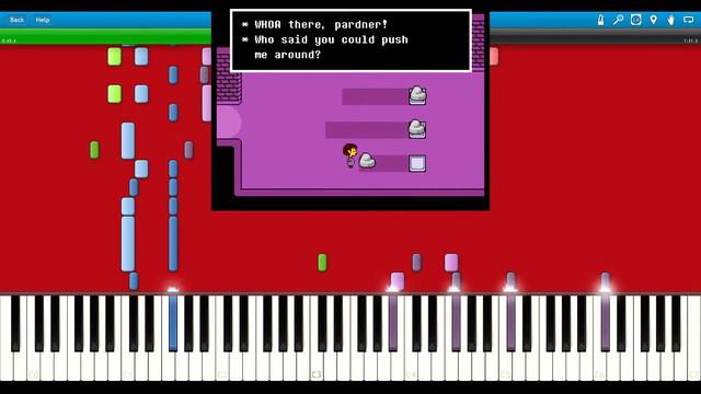 Undertale - Ruins Synthesia смотреть онлайн