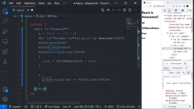 04 - Deep Understanding of JSX - JSX Explained with Building Project - Mastering Reactjs - JSX смотреть онлайн