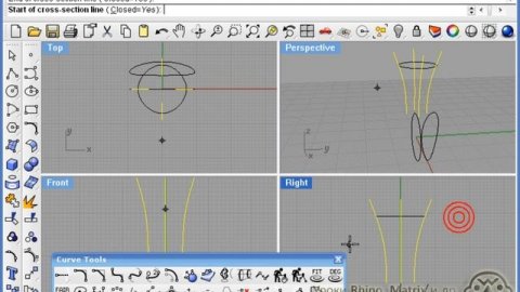 Rhino: Редактирование кривых