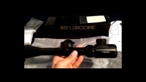 Rifle Scope 3-9x40 EG Illuminated Optics  - Unboxing and quick review