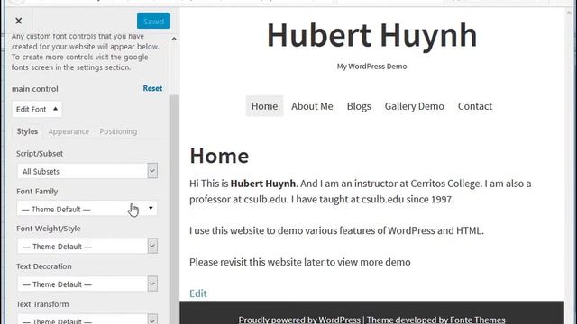 WordPress demo: install easy google fonts plugin смотреть онлайн