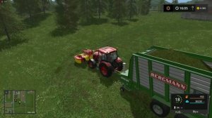 Farming Simulator 17 ➣ Сложный режим • Sosnovka. Часть 133. Покос травы и кормление Коров