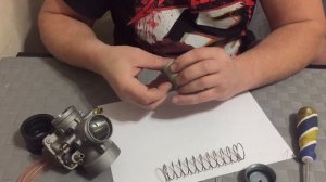 Не большой обзорчик на китайский карбюратор Минкуй,на снегоход Рысь!