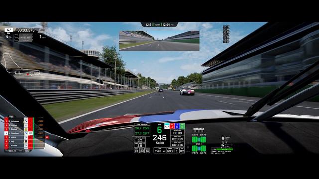 Assetto Corsa Competizione. Катаю онлайн 15ти минутку по Monza