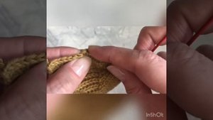 Поднятие петель из стенки пятки