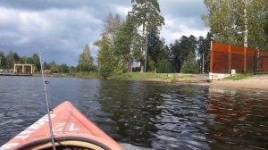 Окончание водного похода у Вырицкой плотины