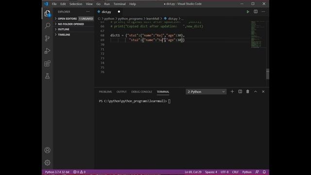 Nested Dictionary смотреть онлайн