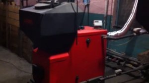 Отопление промышленого здания котлом Барин 45 в межсезонье