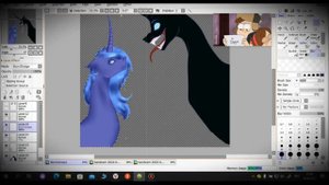 MLP SPEEDPAINT. Luna and Nighmare Moon