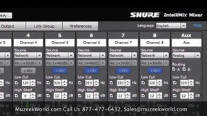 Sure Scm820 Digital Automatic Microphone Mixer