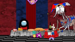 Mini Crewmate Kills Creepy The Amazing Digital Circus - Part 3 | Among Us