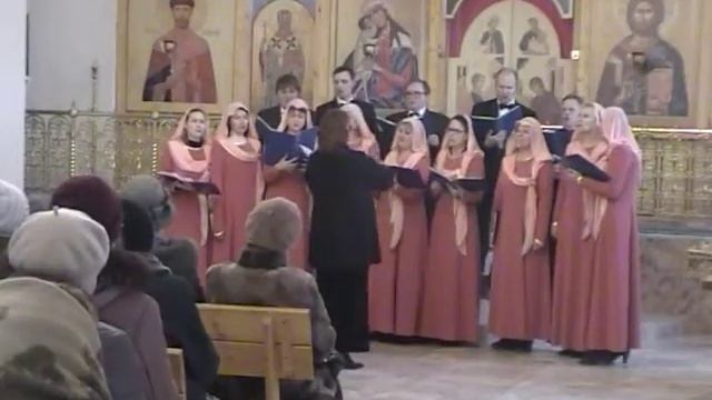 Выступление тверской академической капеллы в Москве (храм всех московских святых в Бибирево) смотреть онлайн