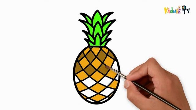 ?? How to Draw Fruits ?? Рисование и раскраска фруктов ?? Drawing & Coloring Fruits for Kids ?? смотреть онлайн