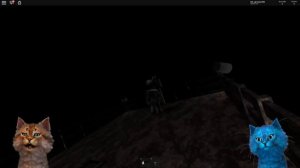 Страшная История в Темном ЛЕСУ! roblox котёнок лайк и котик игроман