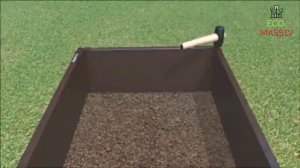 Монтаж тёплых грядок из ДПК