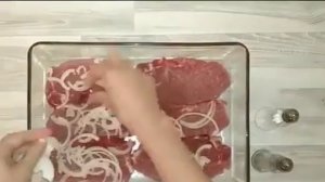 Мясо под шубой в духовке. Быстрый, лёгкий, очень вкусный рецепт всего за пару минут