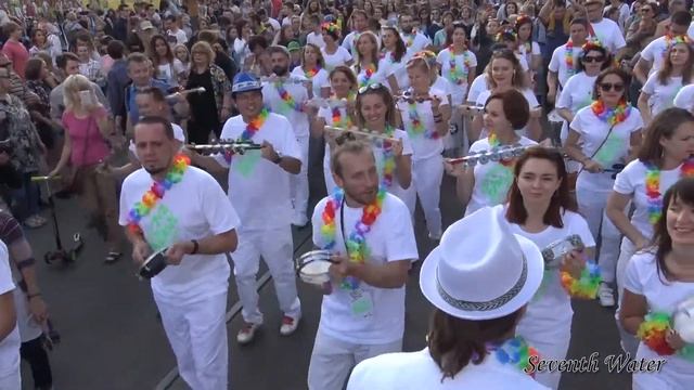 Бразильское самбо. Шествие. Начало. Урбан Арт. Бразильско - белорусский фестиваль. VULICA BRASIL