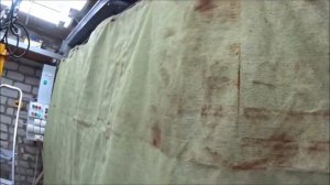 Штора на ворота гаража.