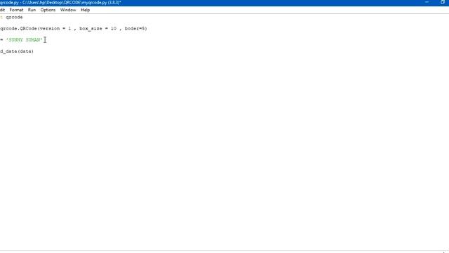 How To Generate QR CODE Using Python | IN HINDI
