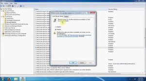 Windows 7 Local Security Policy Settings